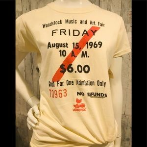 Woodstock tee shirt